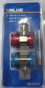 Быстросъёмные муфты Value QC (ВД+НД) с вентилем А/С 1/4" SAE 90° VHF-A Быстросъёмные муфты Value QC (ВД+НД) с вентилем А/С 1/4" SAE 90° VHF-A