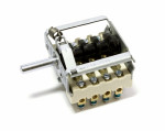 Переключатель духовки универсальный 49.42015.000 16A, 250V, 4 позиции Переключатель духовки универсальный 49.42015.000 16A, 250V, 4 позиции