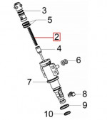 Пружина в штуцер подачи воды, 4x29 мм для Saeco, Philips, Solis, 9011.132 Пружина в штуцер подачи воды, 4x29 мм для Saeco, Philips, Solis, 9011.132