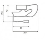 Уплотнитель 559x706 Атлант 769748901809 Уплотнитель 559x706 Атлант 769748901809